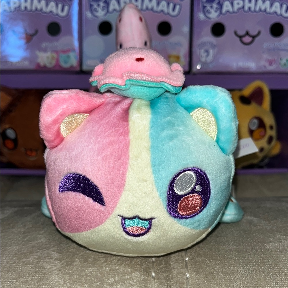 🐱 Aphmau MeeMeows Macaron Cat Plush Collector’s Cat - Mystery Box Litter 3 NWOT
